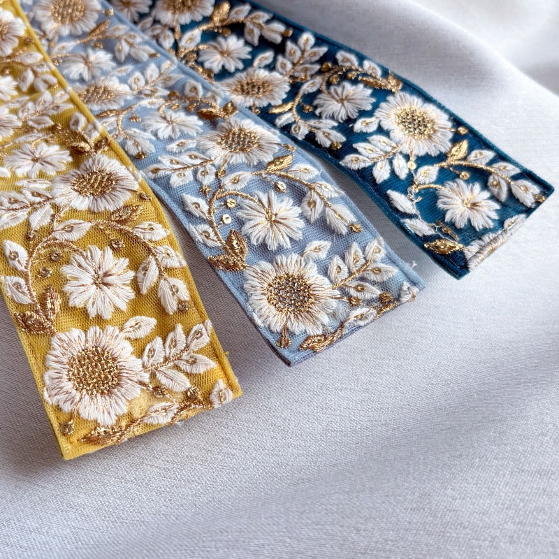 ○新商品 | タッセル【インド刺繍 E】ブラック | タッセル | ララカーテン